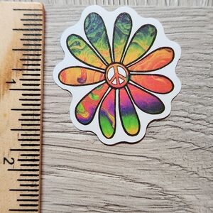 10 for $10 Flower Power Stickers Groovy Hippie 60s 70s Flower Child A652